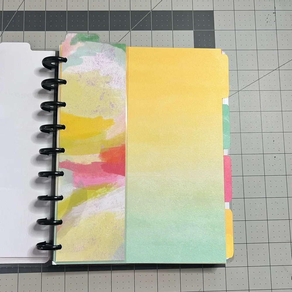 Mermaid happy planner cover set, tab dividers and dashboards